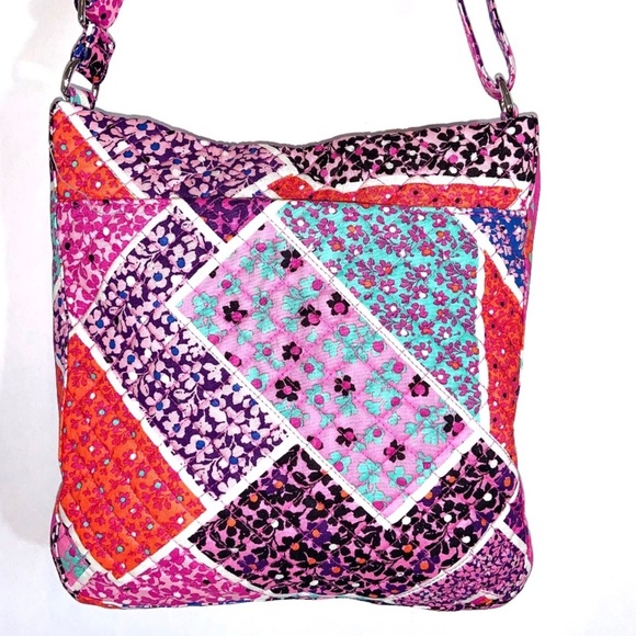 Vera Bradley Triple Zip Hipster Crossbody Handbag - Picture 4 of 7